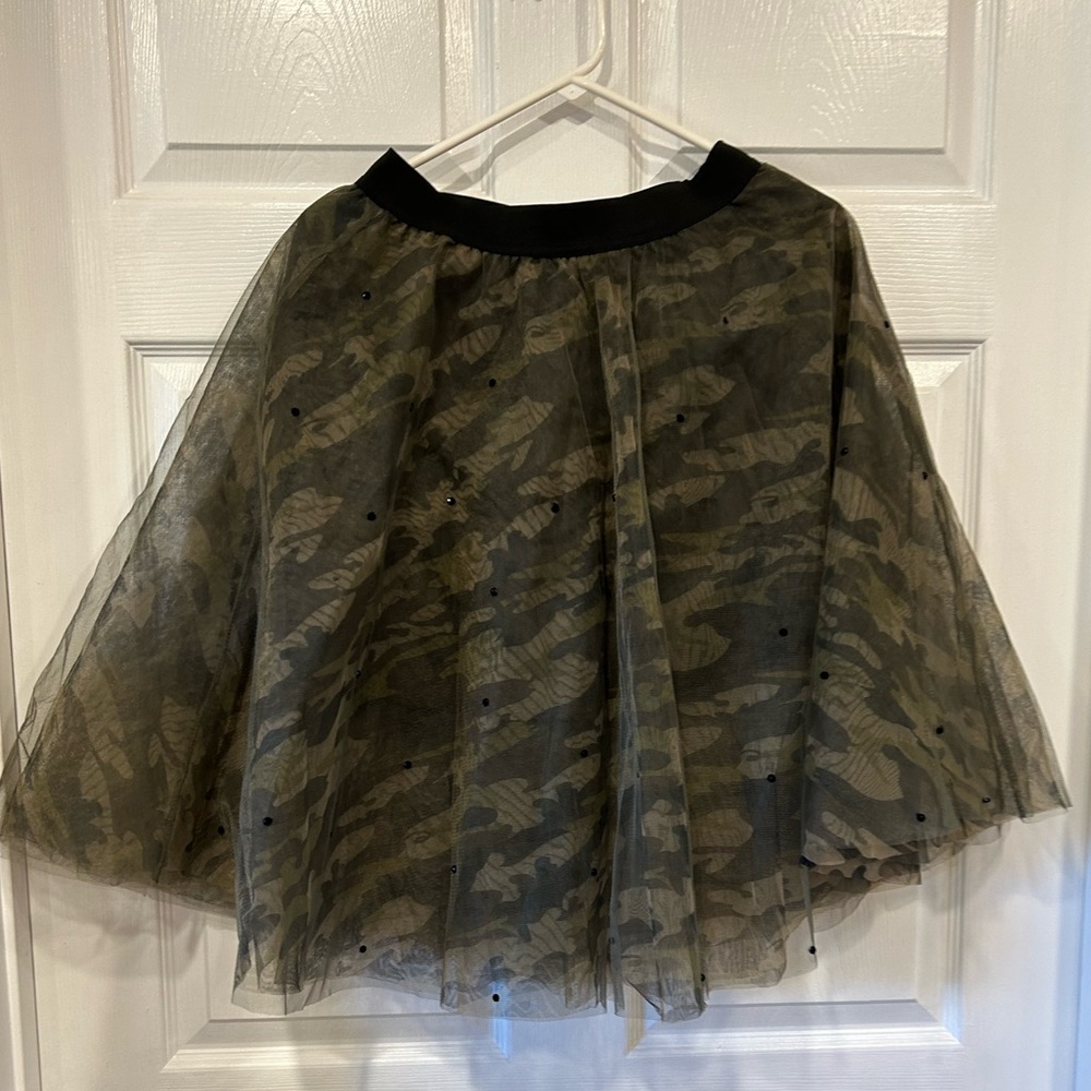 Camouflage Tulle Skirt